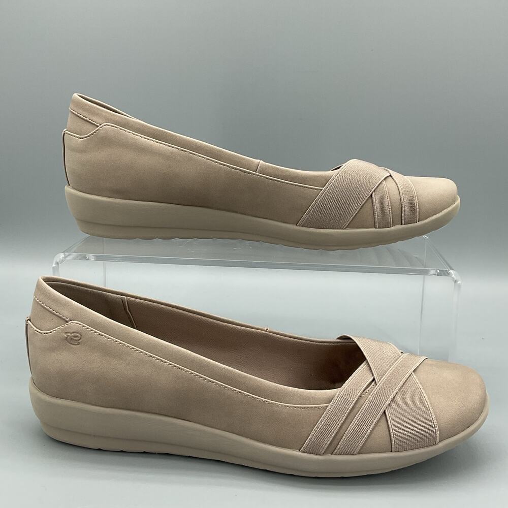 NEW Easy Spirit Women’s Acasia Ballet Flat Taupe Size 8.5M